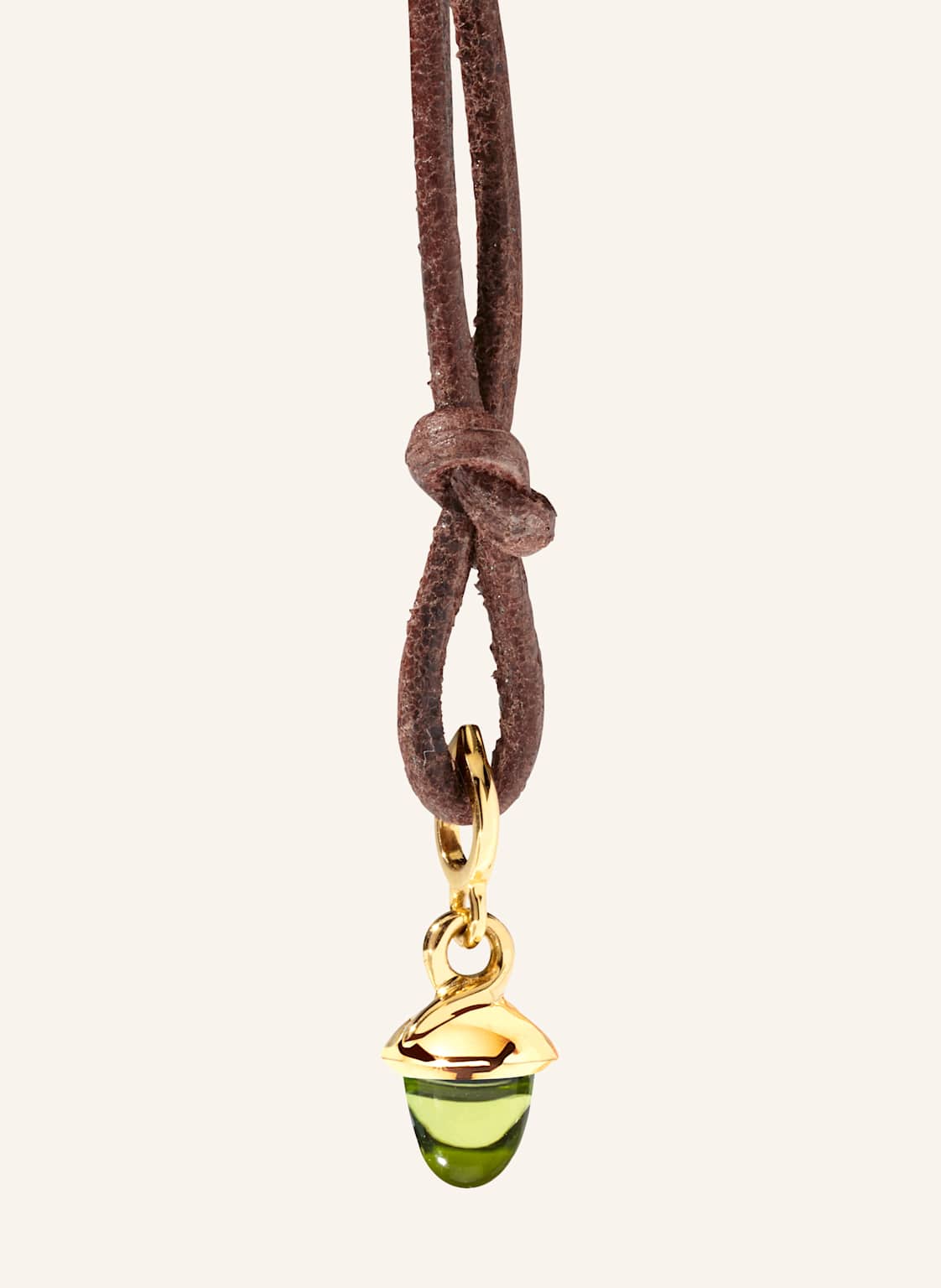 Tamara Comolli Anhänger Pendant Minimikado Peridot 18k Gelbgold gold von TAMARA COMOLLI