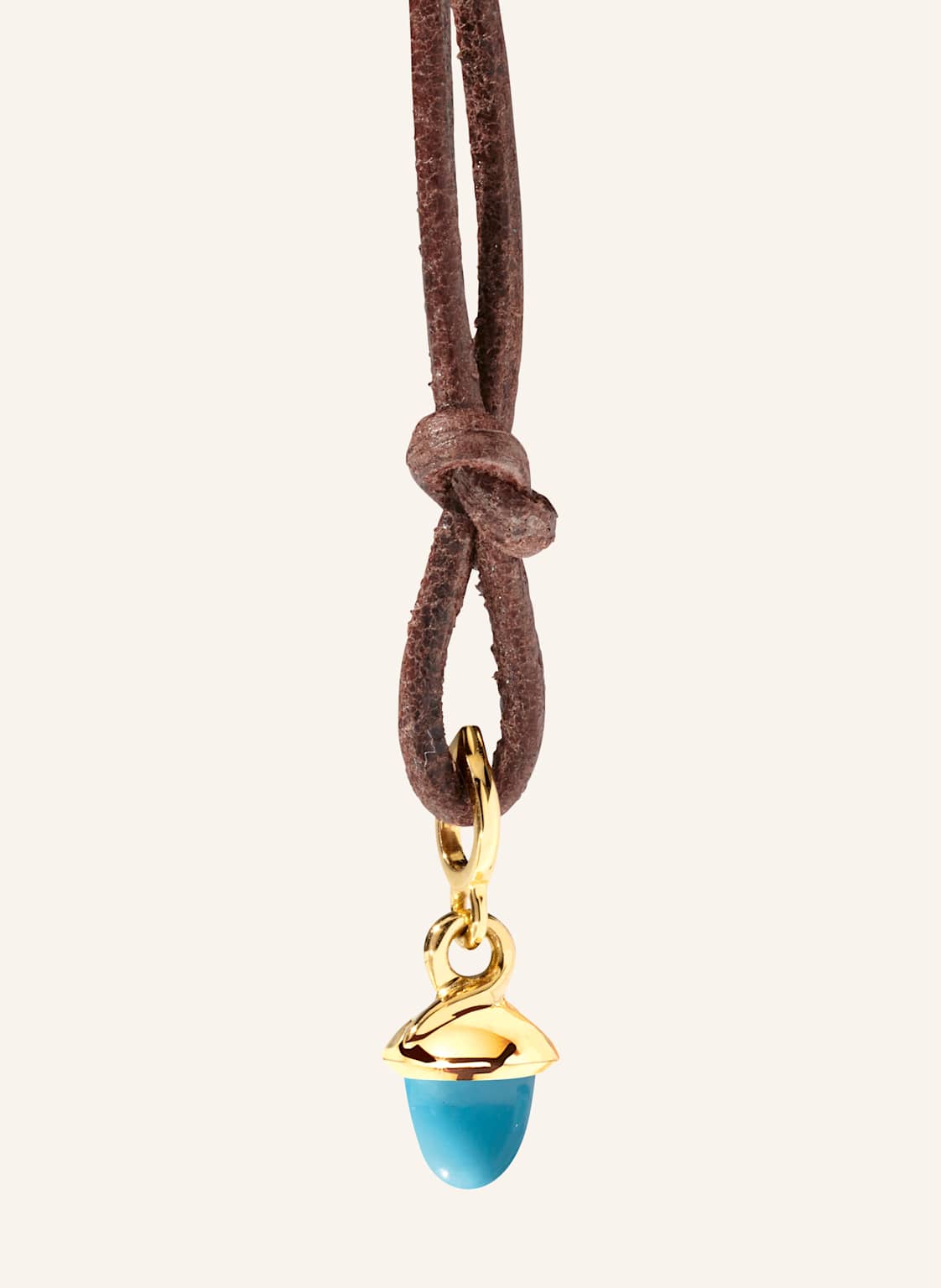 Tamara Comolli Anhänger Pendant Minimikado Turquoise 18k Gelbgold gold von TAMARA COMOLLI