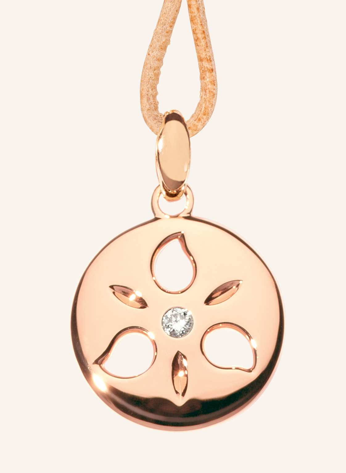 Tamara Comolli Anhänger Pendant Sand Dollar Small 18k Roségold rosegold von TAMARA COMOLLI