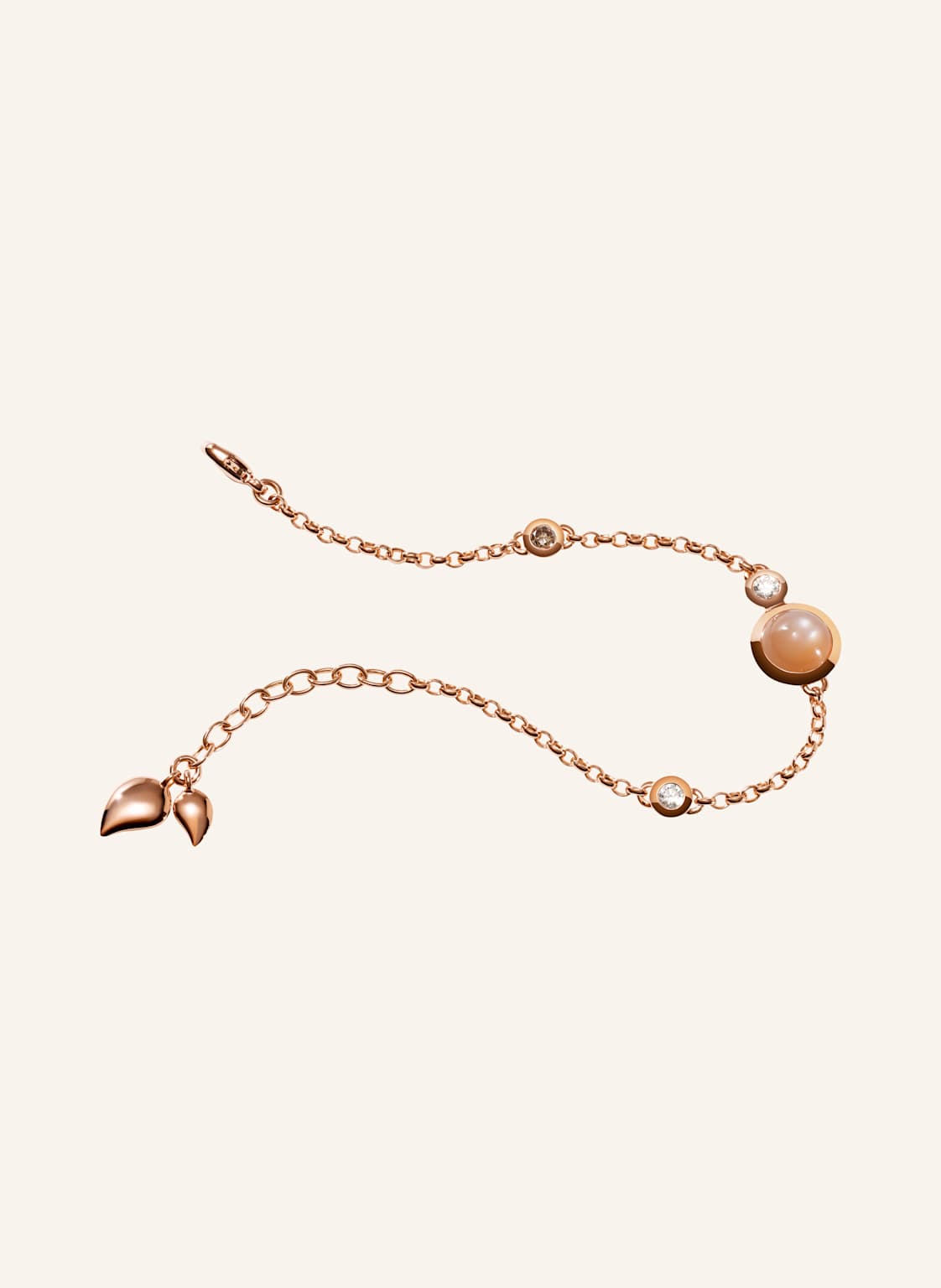 Tamara Comolli Armband Bracelet Bouton Mini Chain 'Camel' - Small/Medium 18k Roségold rosegold von TAMARA COMOLLI