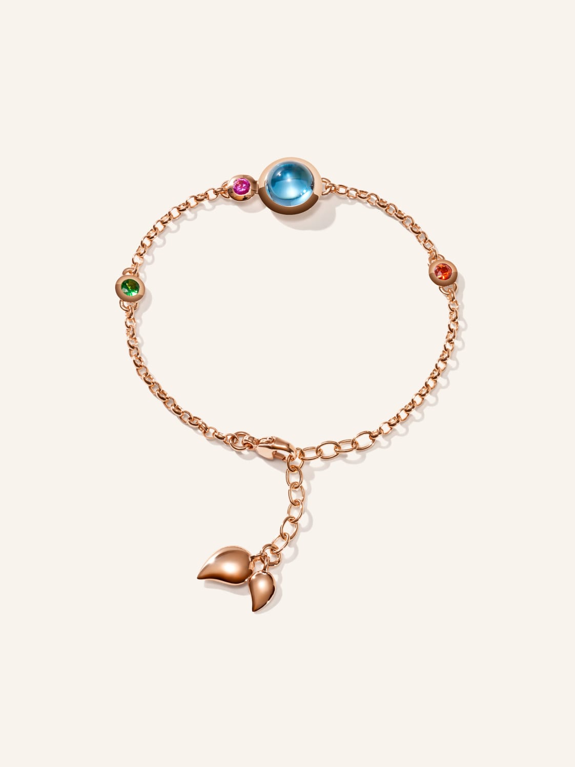 Tamara Comolli Armband Bracelet Bouton Mini Chain 'Candy' - Small/Medium 18k Roségold rosegold von TAMARA COMOLLI