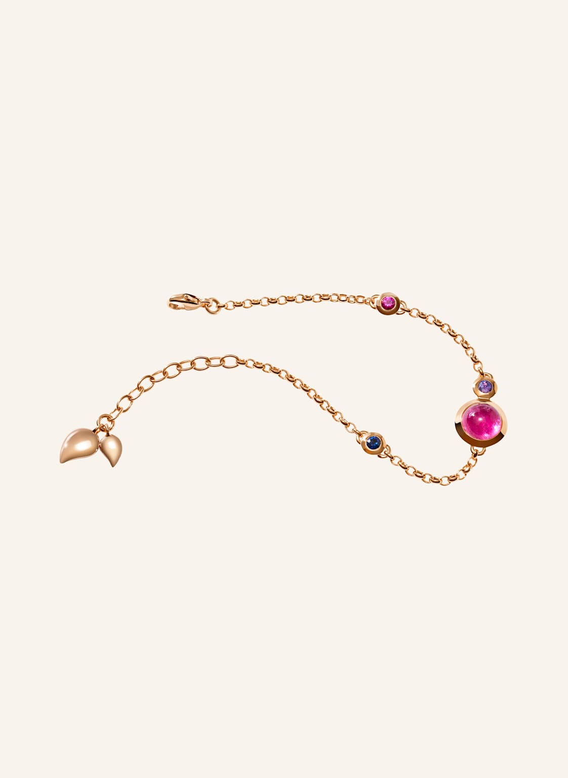 Tamara Comolli Armband Bouton Armband Mini Chain 'Wildberry' 18k Roségold rosegold von TAMARA COMOLLI