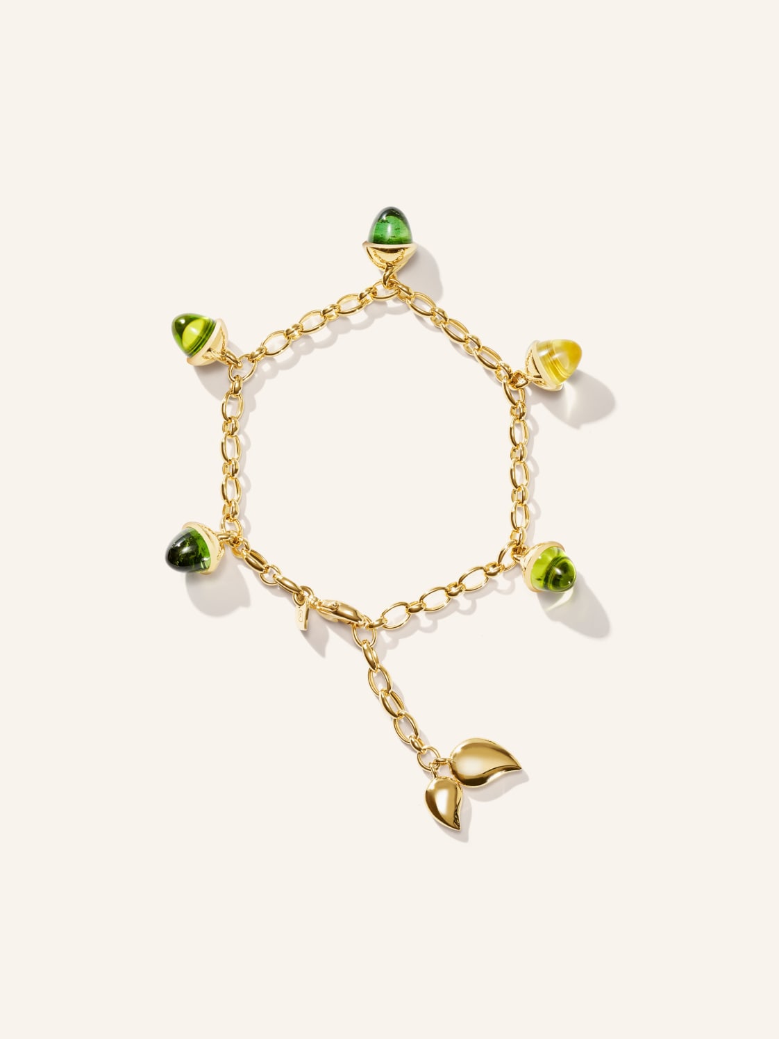 Tamara Comolli Armband Bracelet Mikado Flamenco Charm 'Rainforest' 18k Gelbgold gold von TAMARA COMOLLI