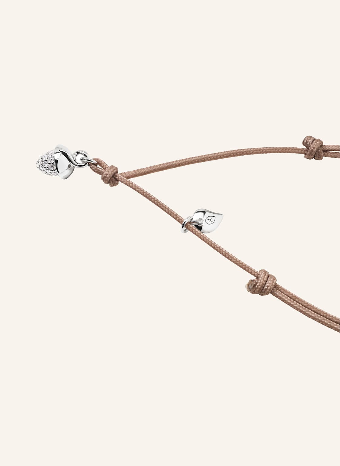 Tamara Comolli Armband Bracelet 'Mymikado' With Diamond Pavé Aus 18 Karat Weißgold Mit Diamant Pavé silber von TAMARA COMOLLI