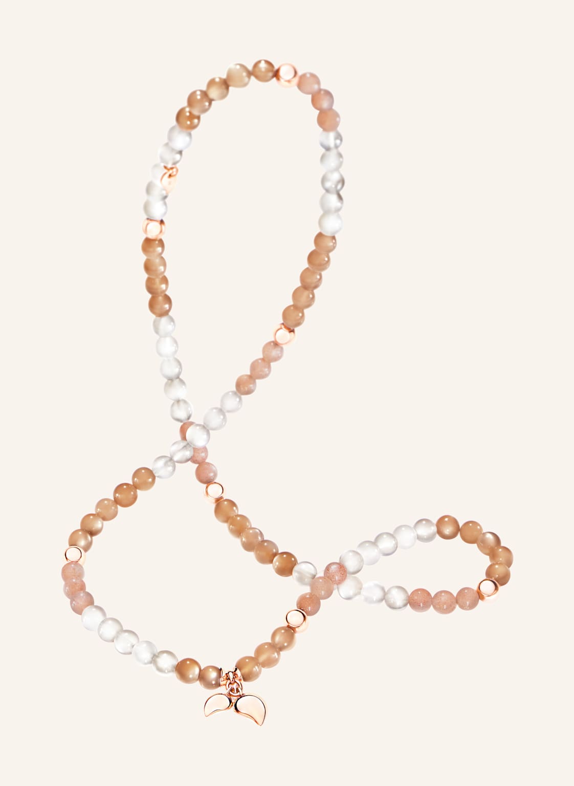 Tamara Comolli Armband Bracelet India 'Camel' Medium Aus 18 Karat Roségold Und Mondsteinen rosegold von TAMARA COMOLLI