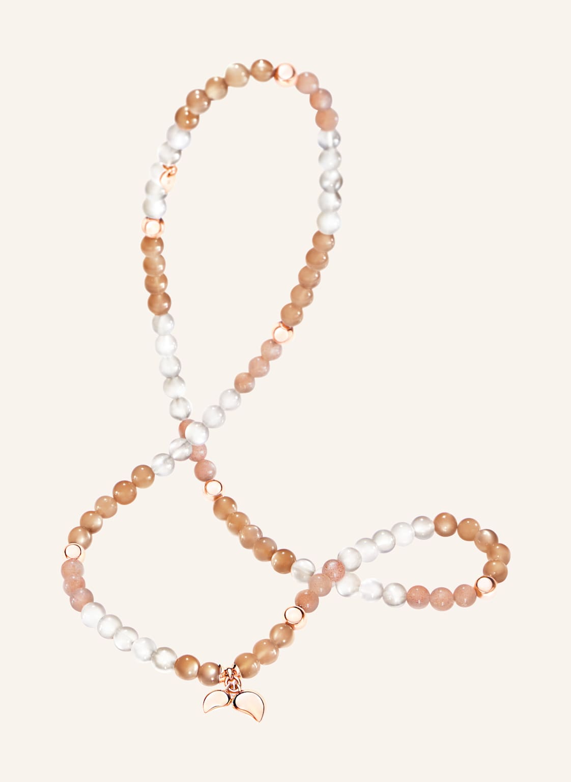 Tamara Comolli Armband India Camel Medium Aus 18 Karat Roségold Und Mondsteinen rosegold von TAMARA COMOLLI