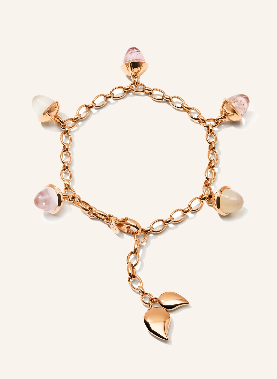 Tamara Comolli Armband Mikado Flamenco Charm Armband Blush rosegold von TAMARA COMOLLI