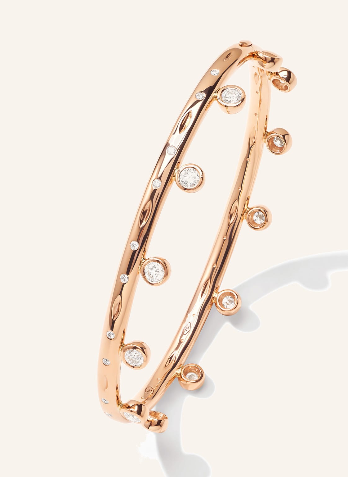 Tamara Comolli Armspange Gypsy Classic Aus 18k Roségold Mit Diamanten rosegold von TAMARA COMOLLI