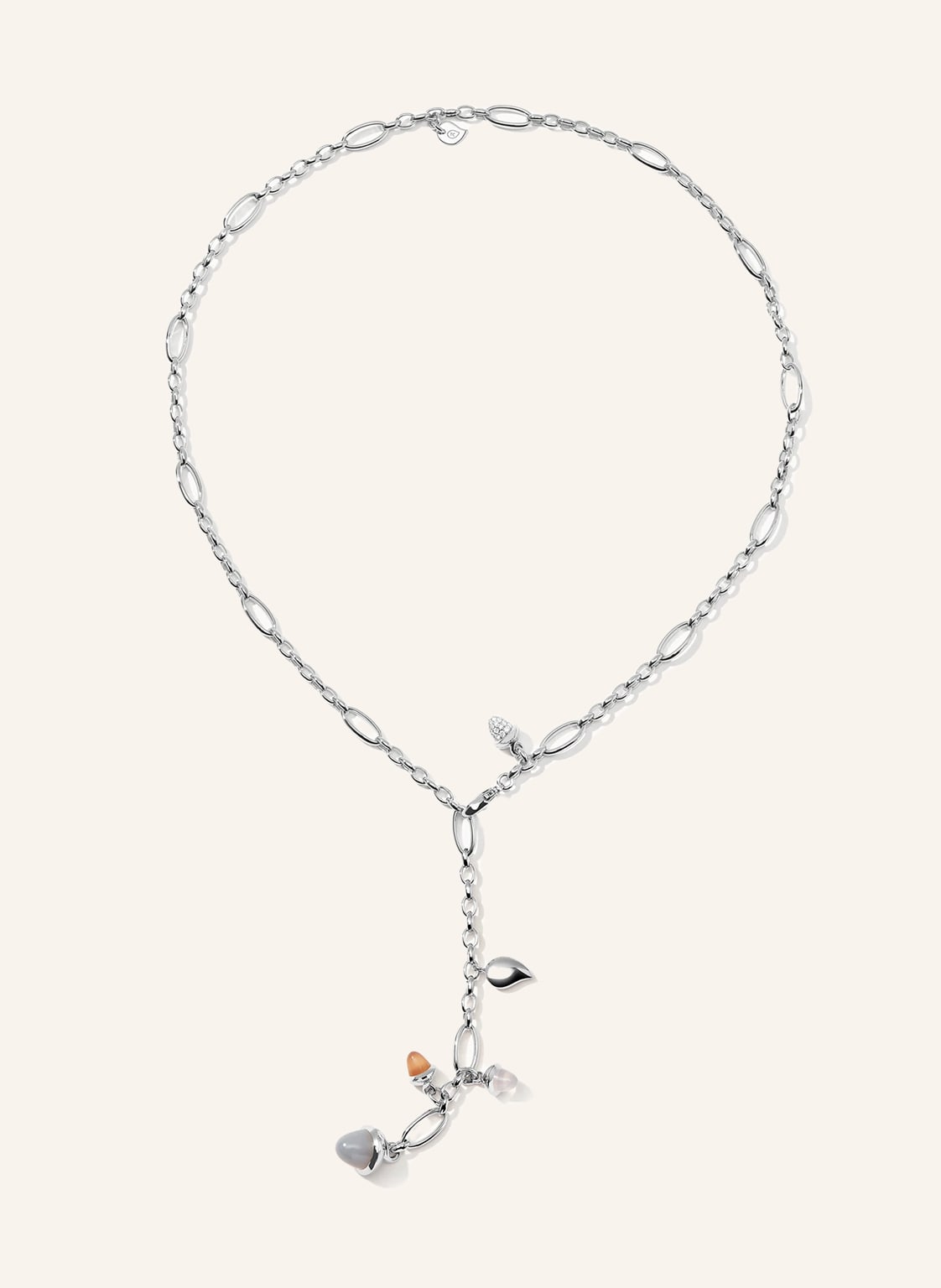 Tamara Comolli Halskette Mikado Collier Delicate Cashmere Mit Diamant Pavé silber von TAMARA COMOLLI