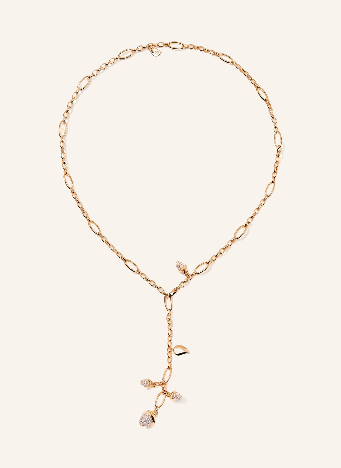 Tamara Comolli Halskette Mikado Collier Delicate Mit Diamant Pavé rosegold von TAMARA COMOLLI