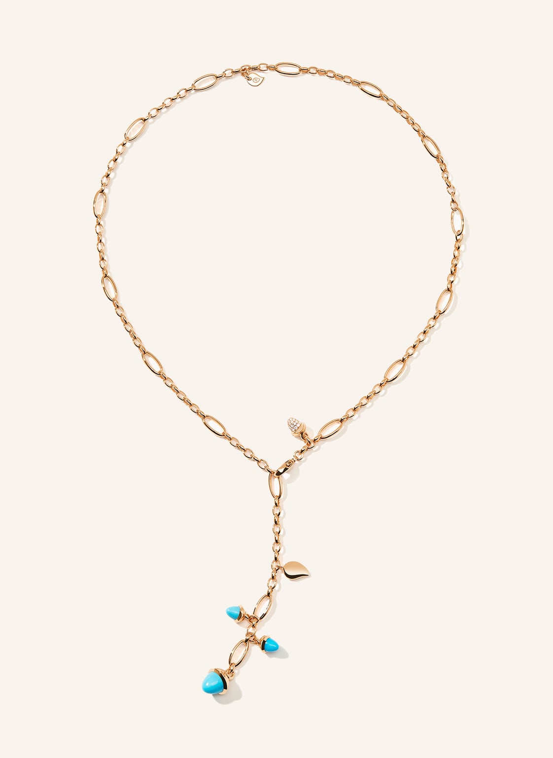 Tamara Comolli Halskette Mikado Collier Delicate Türkis Mit Diamant Pavé gold von TAMARA COMOLLI