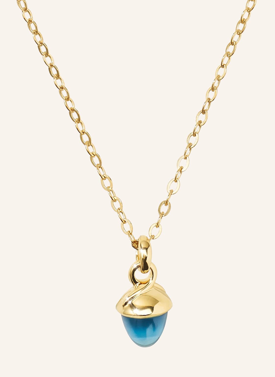 Tamara Comolli Halskette Necklace 'Mymikado' With Swiss Topaz Aus 18 Karat Gelbgold Mit Swiss Topas gold von TAMARA COMOLLI