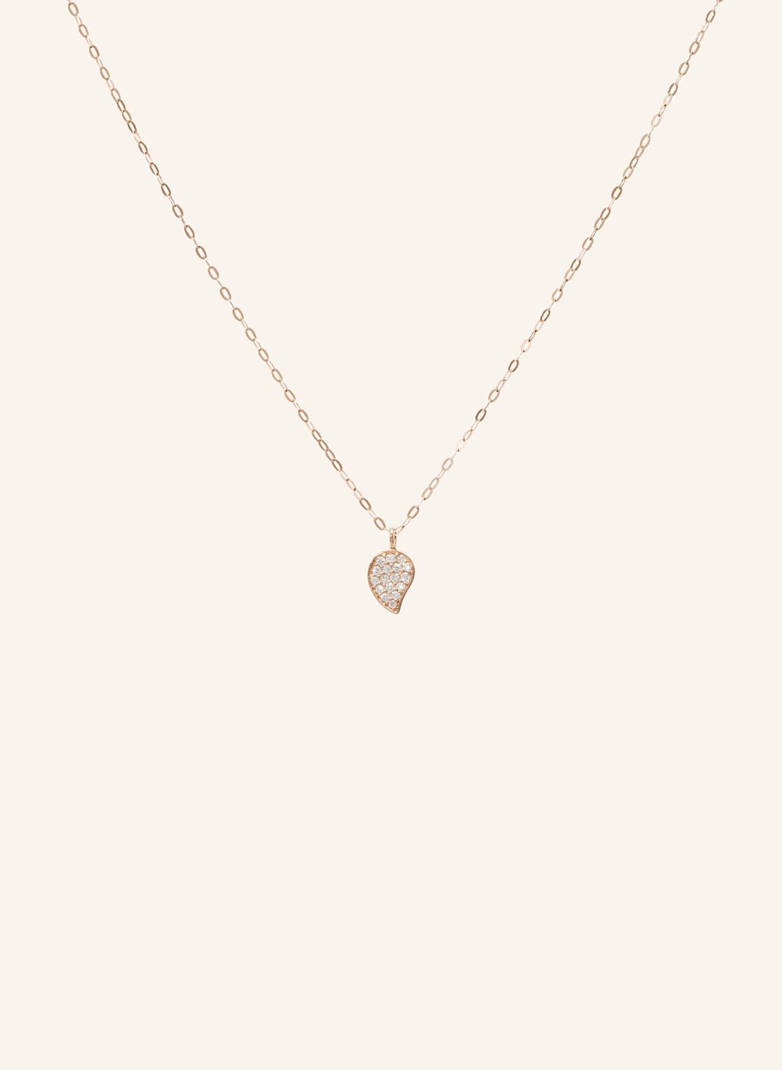 Tamara Comolli Halskette Sparkle Aus 18 Karat Roségold Mit Diamant Pavé rosegold von TAMARA COMOLLI