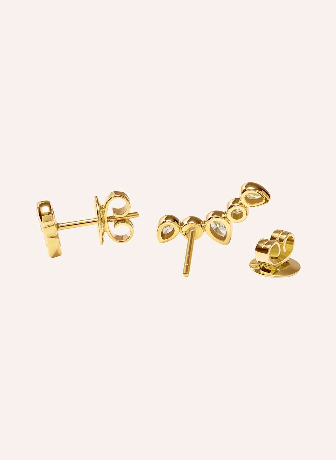 Tamara Comolli Ohrringe Earrings Gypsy Crawler Classic 18k Roségold gold von TAMARA COMOLLI