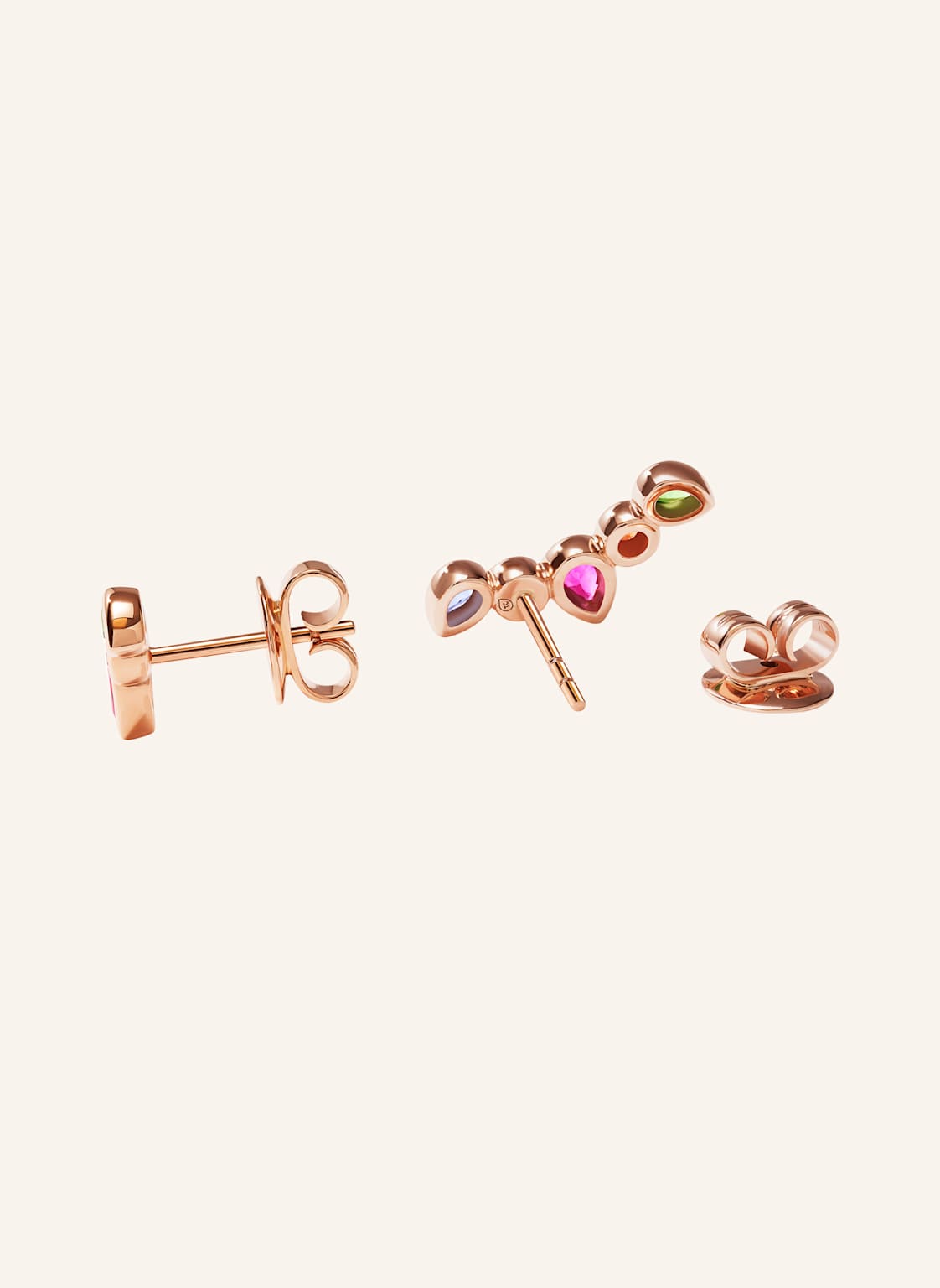 Tamara Comolli Ohrringe Ohrringe Gypsy Crawler 'Candy' 18k Roségold rosegold von TAMARA COMOLLI