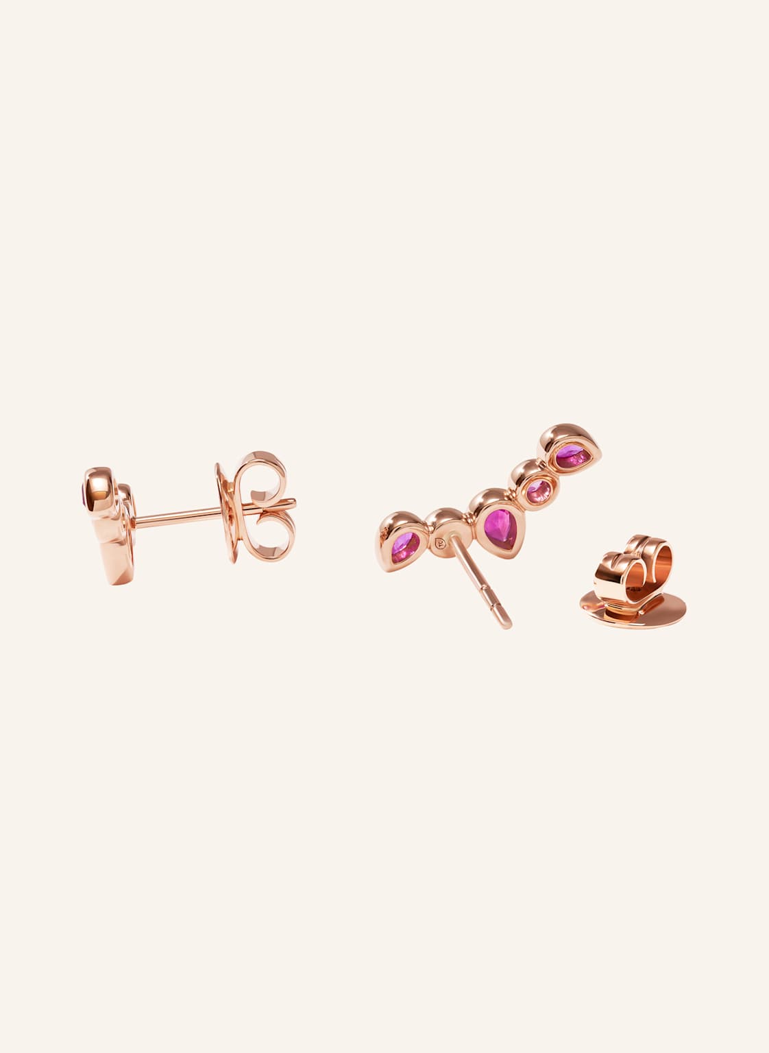 Tamara Comolli Ohrringe Ohrringe Gypsy Crawler 'Blush' 18k Roségold rosegold von TAMARA COMOLLI