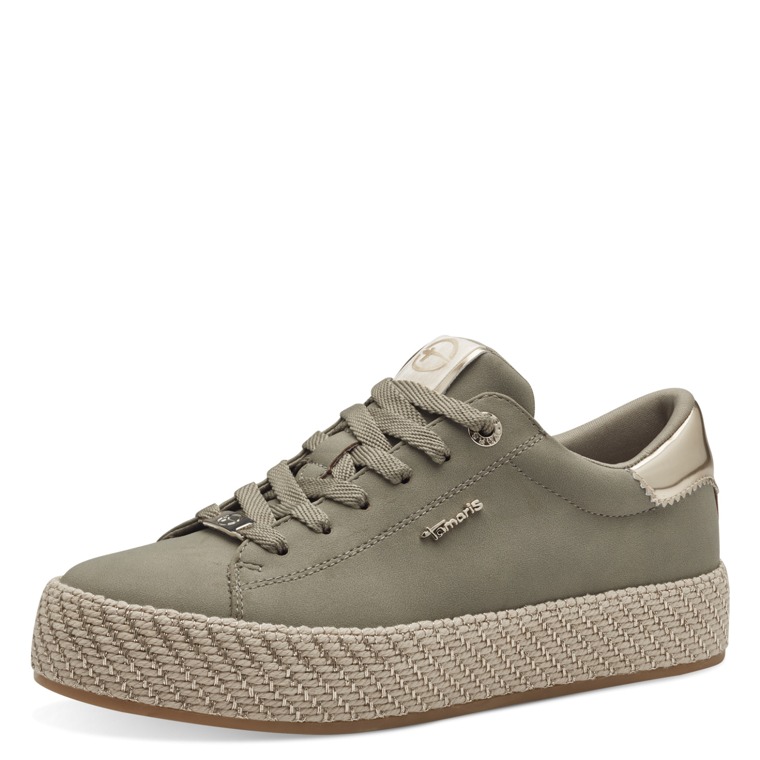 TAMARIS ESSENTIALS Da.-SchnürerModel 2371342 - grün - 42 von TAMARIS ESSENTIALS