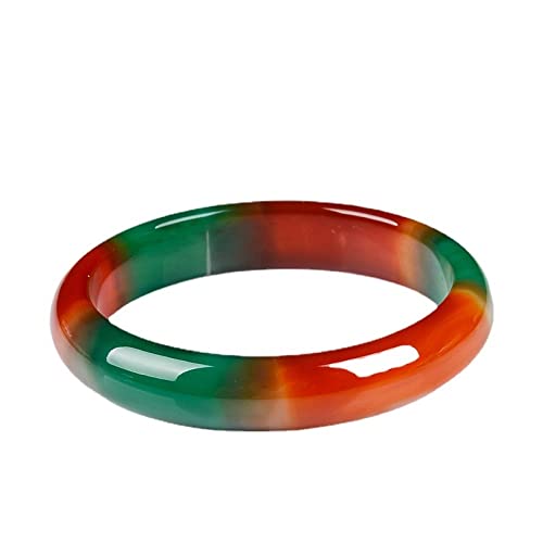 Jade Armreif Jade-Armreif for Damen, bunter Armreif aus rotem und grünem Chalcedon, breiter Jade-Armreif for Damen, bringt Glück, for Familie, for Freunde, mit Schmuckschatulle, 56–64 mm, 60 mm(64mm) Jade Armreif Jade-Armreif for Damen, bunter Armreif aus rotem und grünem Chalcedon, breiter Jade-Armreif for Damen, bringt Glück, for Familie, for Freunde, mit Schmuckschatulle, 56–64 mm, 60 mm(64mm) von TAMSNDL