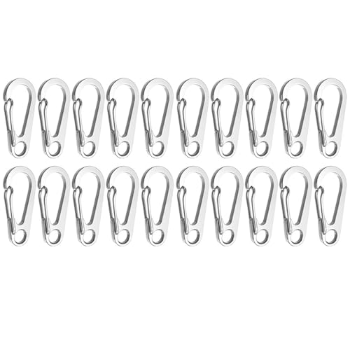 Schlüsselanhänger-Clip 200 Stück Karabinerverschlussschnalle Keychian Mini-Karabiner for Outdoor-Camping-Wanderschnallen Federkarabinerhaken aus Legierung for Schlüsselanhänger-Clip, Schmuckherstellun Schlüsselanhänger-Clip 200 Stück Karabinerverschlussschnalle Keychian Mini-Karabiner for Outdoor-Camping-Wanderschnallen Federkarabinerhaken aus Legierung for Schlüsselanhänger-Clip, Schmuckherstellun von TAMSNDL