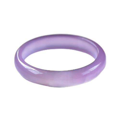 TAMSNDL Jade Armreif Jade-Armreif for Damen, natürliche Klassische Hand-Hellviolett-Jade-Kettenarmbänder, Jadeit-Edelstein-Jade-Armbandschmuck, 54–62 mm, 60 mm(54mm) von TAMSNDL