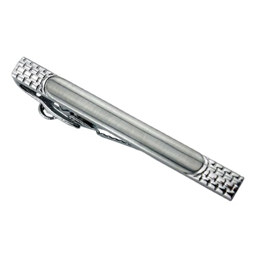 TAMSNDL Krawattenklammer Business Silber Geometrische Krawatte Clip Personalisierte Krawatte Clip Formale Krawatte Clip Krawatte Zubehör(D_As Show) von TAMSNDL