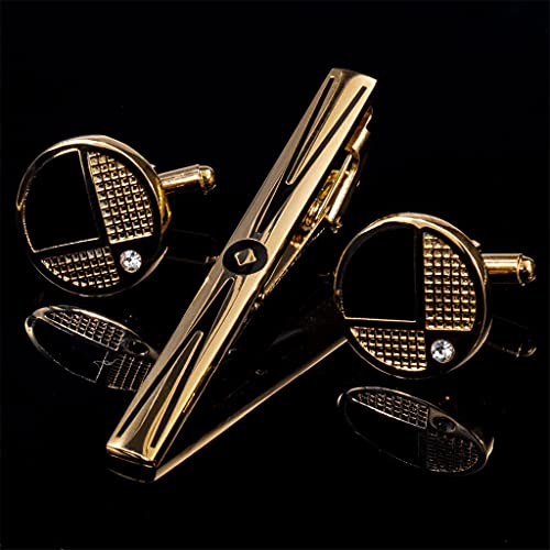 TAMSNDL Krawattenklammer Legierung Gold Krawatte Clip Krawatte bar Manschettenknöpfe Set Mode-Design Anzug Zubehör Männlichen Geschenke TAMSNDL Krawattenklammer Legierung Gold Krawatte Clip Krawatte bar Manschettenknöpfe Set Mode-Design Anzug Zubehör Männlichen Geschenke von TAMSNDL