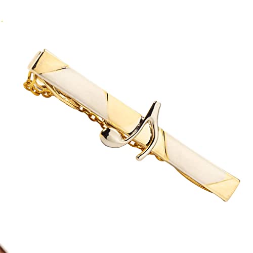 TAMSNDL Krawattenklammer Männer Gold Krawatte Clip Schiff Flugzeug Musikinstrument Gitarre Form Krawatte Bar Hochzeit Krawatte Pin Schmuck(E_1) von TAMSNDL