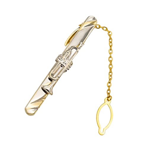 TAMSNDL Krawattenklammern Galvanisieren Kleiner Krawattenklammer aus Metall for Herren Beliebte Krawattenklammer Design Sense Clip von TAMSNDL
