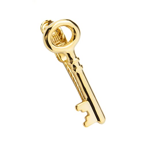 TAMSNDL Krawattenklammern Gold Key Styling Metall Kragen Clip Herren Business Casual Krawattennadel Koreanische Version Krawatte Clip von TAMSNDL