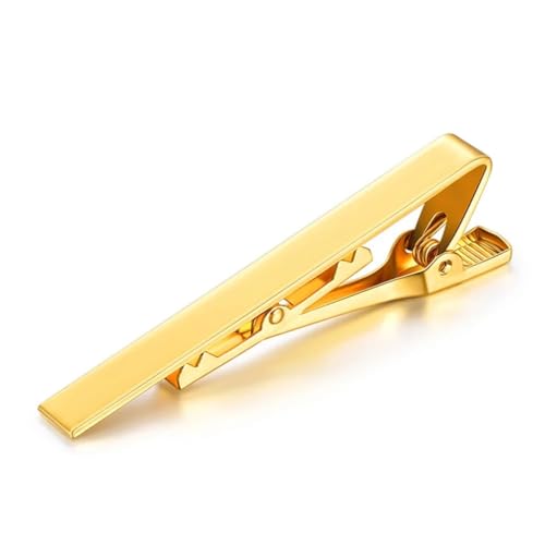 TAMSNDL Krawattenklammern Herren Krawattenklammer Kupfer Krawattennadel Bar Verschluss Formale Business Krawattenklammern Tägliche Hochzeitszeremonie Krawattenklammer Pins(E_5.8 * 0.6cm) von TAMSNDL