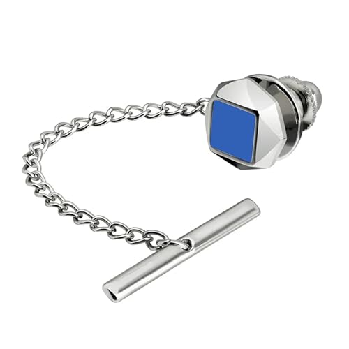 TAMSNDL Krawattenklammern Herren Krawattennadeln Krawattennadeln mit Kette for Herren Krawattenzubehör(C_10.6 * 3 mm) von TAMSNDL