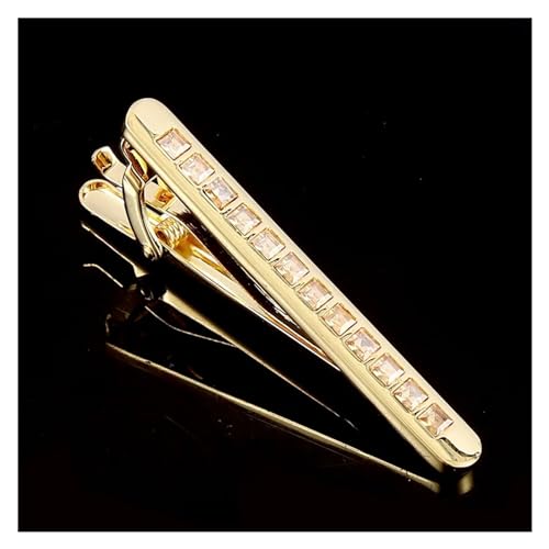 TAMSNDL Krawattenklammern Herren Kristall Business Krawattenklammer Gentleman Hochzeit Party Kleidung Schmuck Accessoires Kragen Clips Geschenk(C_5.8cm*0.7cm) von TAMSNDL
