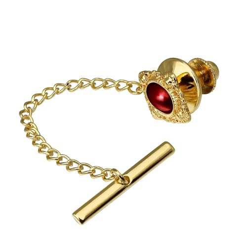 TAMSNDL Krawattenklammern Klassische Perlmutt Krawattennadeln Clips Pins for Männer Hochzeit Party Zubehör(A_13*10 * 5 mm) von TAMSNDL