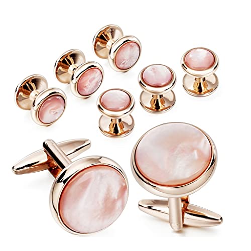 TAMSNDL Manschettenknopf und Kleid Stud Set ist am besten for Hochzeitsfeiern. Shirts sind, C, gleiche Größe(C_Same Size) von TAMSNDL
