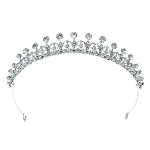 130 * 20mm Barock Kristall Braut Krone Für Hochzeit Tiara Prinzessin Königin Krone Strass Braut Stirnband von TAMUNI