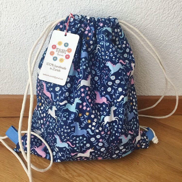 Einhorn Rucksack/Turnbeutel von TAMburinZurich