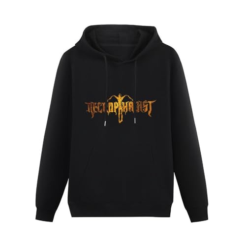 TAN YA XUE Necrophagist Epitaph Sweatshirts Graphic Pullover Mens Black Printed Hoodies L von TAN YA XUE