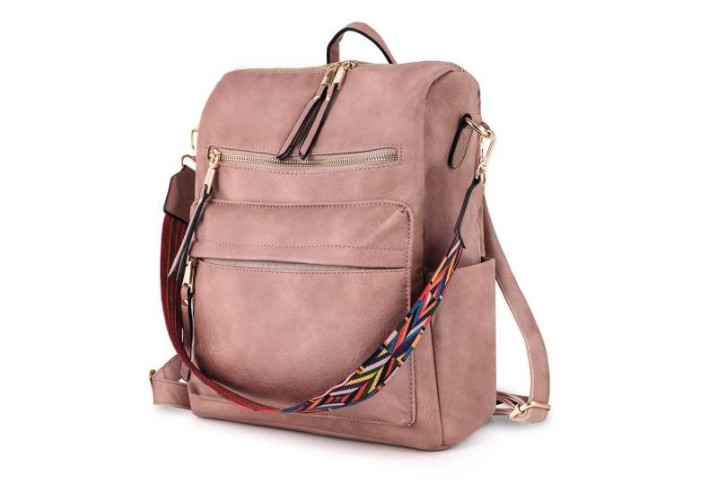 TAN.TOMI Cityrucksack Retro Rucksack Damen 3 in 1 Handtasche Mädchen Schultasche Wasserdicht, für Pendeln Reise Campus Sport Schulranzen Rucksäcke Dauerhaft von TAN.TOMI