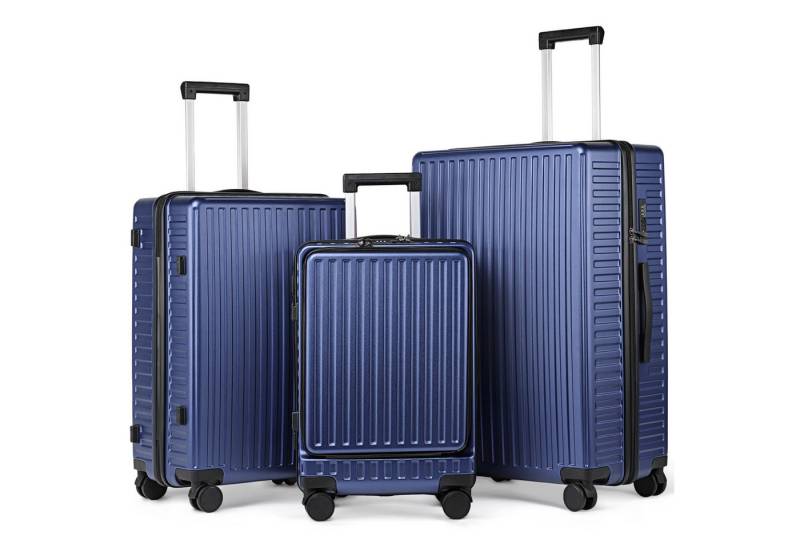 TAN.TOMI Handgepäckkoffer Business-Trolley-Set für Flugzeug, PC Hartschalenkoffer mit Laptopfach, 4 Rollen, Reisetrolley Hartschalenkoffer mit TSA-Schloss von TAN.TOMI