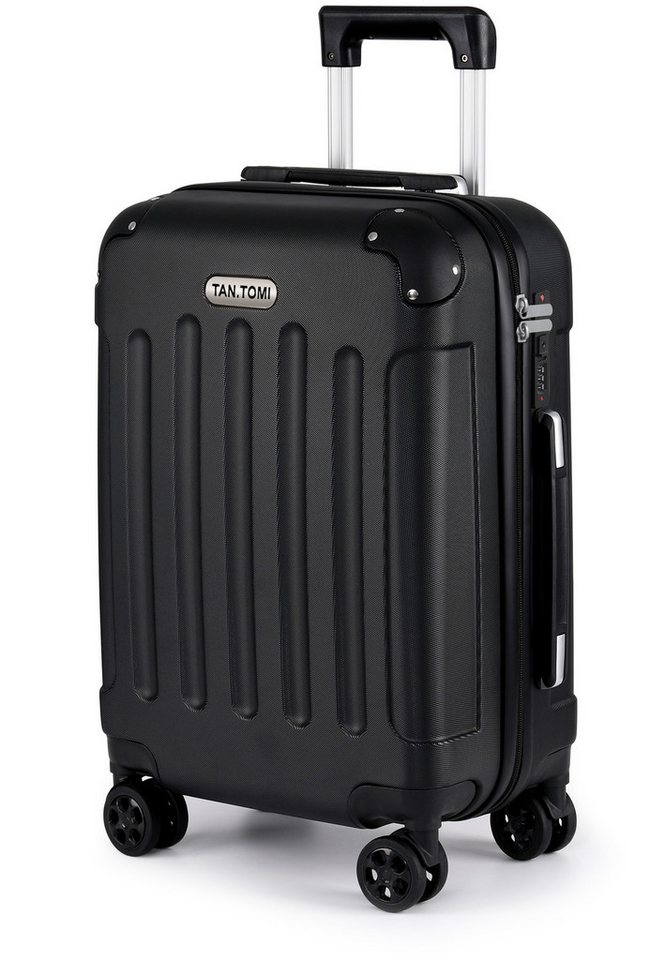TAN.TOMI Handgepäckkoffer Koffer Trolley Rollkoffer Reisekoffer Handgepäck 4 Rollen (M-L-XL), 4 Rollen, Trolley Handgepäck Große Kapazität mit 4 Rollen und Zahlenschloss von TAN.TOMI