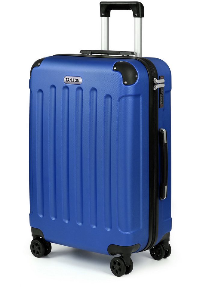 TAN.TOMI Handgepäckkoffer Koffer Trolley Rollkoffer Reisekoffer Handgepäck 4 Rollen (M-L-XL), 4 Rollen, Trolley Handgepäck Große Kapazität mit 4 Rollen und Zahlenschloss von TAN.TOMI