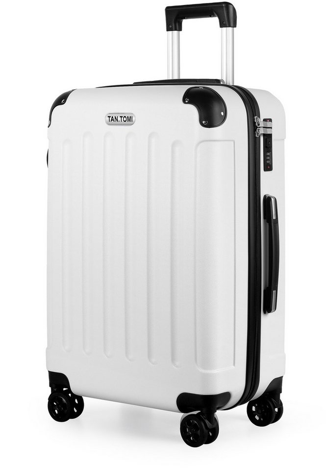 TAN.TOMI Handgepäckkoffer Koffer Trolley Rollkoffer Reisekoffer Handgepäck 4 Rollen (M-L-XL), 4 Rollen, Trolley Handgepäck Große Kapazität mit 4 Rollen und Zahlenschloss von TAN.TOMI