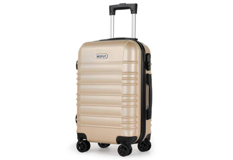 MoFut Hartschalen-Trolley Reisekoffer Trolley Großer Koffer Handgepäck Hartschale aus ABS, 4 Rollen, Trolley Handgepäck Große Kapazität mit 4 Rollen und Zahlenschloss von MoFut