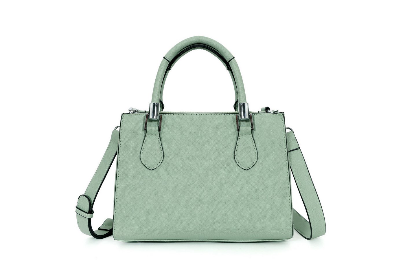 TAN.TOMI Henkeltasche Umhängetasche Messenger Taschen Kleine Handtasche für Damen (Mittel Mehrere Fächer & Reißverschlüsse, mit Abnehmbar Schulterriemen), Handtasche Damen Crossbody Tote Henkeltasche von TAN.TOMI