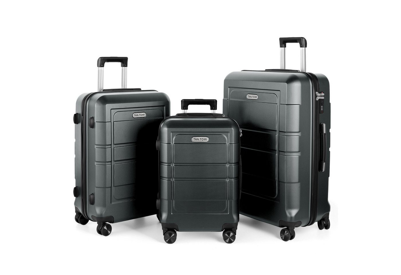 TAN.TOMI Kofferset Hartschale Trolley Koffer Leicht Reisekoffer ABS Erweiterbar Haltbar, 4 Rollen, Trolley Handgepäck Große Kapazität mit Zahlenschloss TAN.TOMI Kofferset Hartschale Trolley Koffer Leicht Reisekoffer ABS Erweiterbar Haltbar, 4 Rollen, Trolley Handgepäck Große Kapazität mit Zahlenschloss von TAN.TOMI