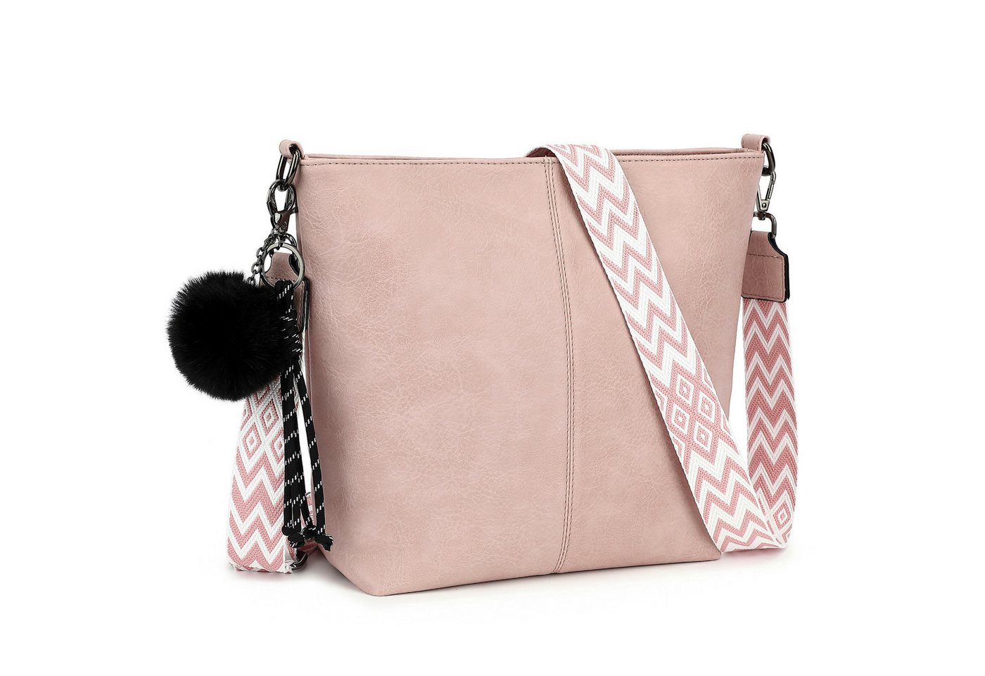 TAN.TOMI Schultertasche Damen Crossbody Bag Henkeltasche Mittel Umhängetasche, Mit Verstellbar Abnehmbar Für Pendeln Reise Campus Sport von TAN.TOMI