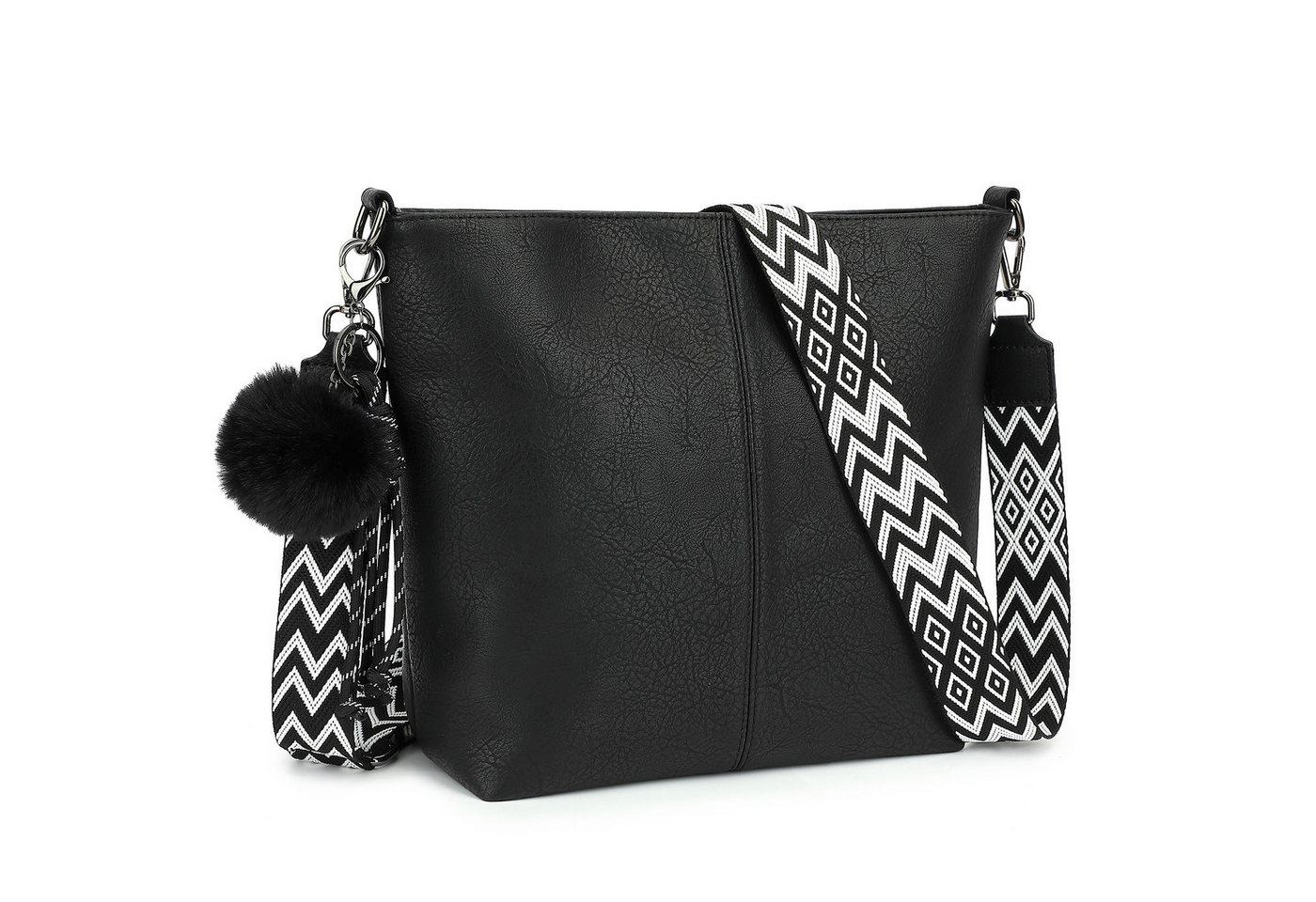 TAN.TOMI Schultertasche Damen Crossbody Bag Henkeltasche Mittel Umhängetasche, Mit Verstellbar Abnehmbar Für Pendeln Reise Campus Sport von TAN.TOMI