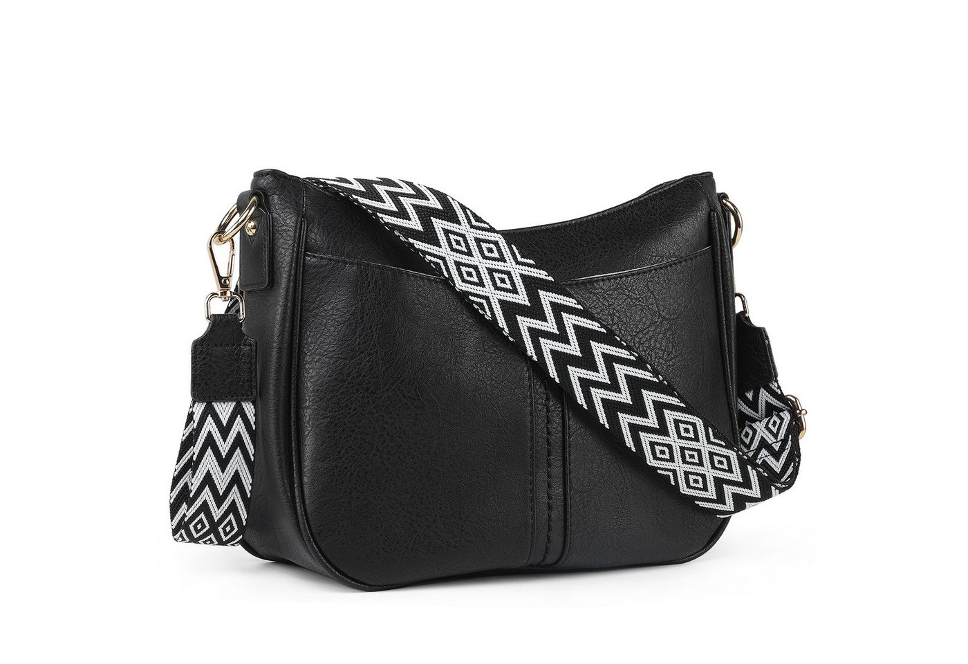 TAN.TOMI Schultertasche Damen Groß Crossbody Bags Handtasche mit verstellbarem, Fronttasche mit Magnetverschluss wasserabweisendes Gewebe von TAN.TOMI