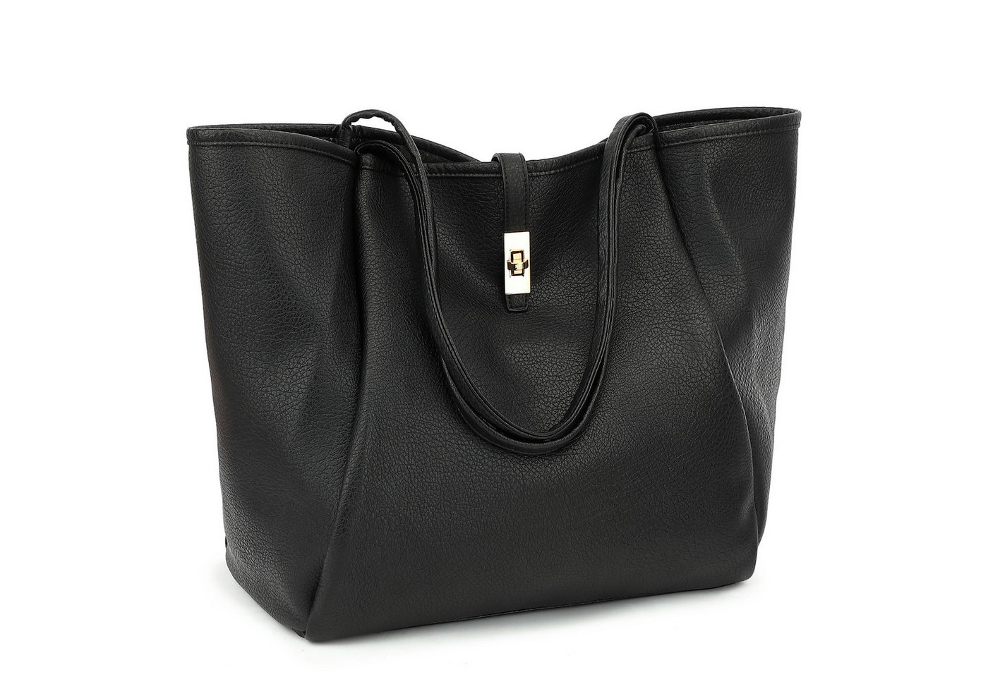 TAN.TOMI Schultertasche Damen Umhängetasche PU Leder Tote Shopper Bag Reise Geldbörse, Mit Reißverschluss und Innentasche für Arbeit, Schule, Einkauf von TAN.TOMI