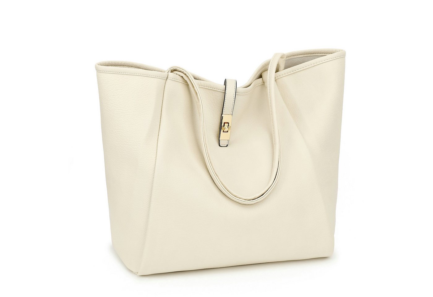 TAN.TOMI Schultertasche Damen Umhängetasche PU Leder Tote Shopper Bag Reise Geldbörse, Mit Reißverschluss und Innentasche für Arbeit, Schule, Einkauf von TAN.TOMI